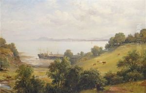 Edinburgh From Aberdour by Edmund Thornton Crawford