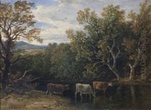 On The Esk by Edmund Thornton Crawford
