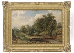 A Peaceful River Landscape by Edmund Thornton Crawford