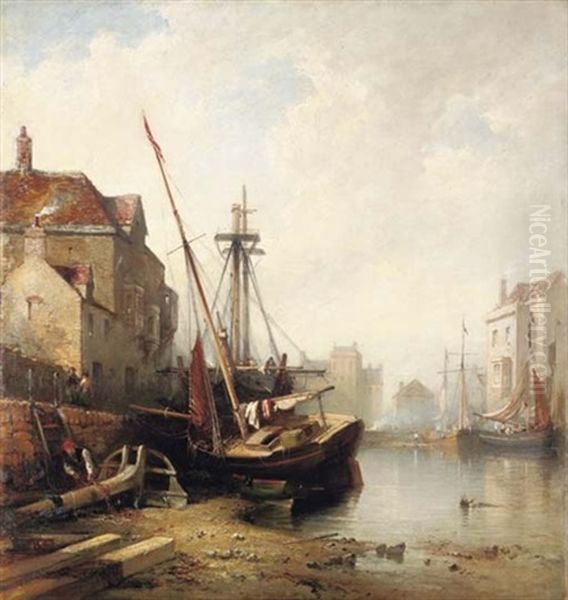 A Dutch Shipping Port - view 1
