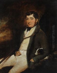 A Portrait Of A Gentleman Seated