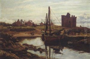 A Harbour Scene by Robert Cree Crawford