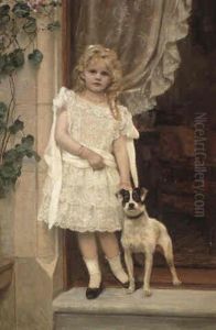 My Best Friend (serita A.l. Ferie, Aged 5) by Robert Cree Crawford