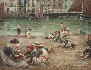 Summer Holidays by Lionel Townsend Crawshaw