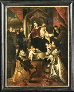Rosenkranzmadonna by Caspar de Crayer