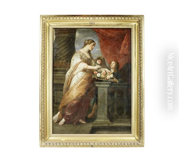Saint Dorothea With An Angel - view 1