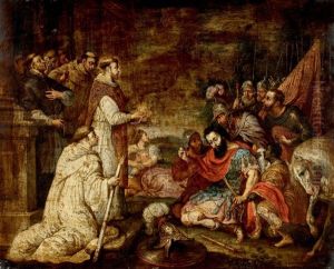 Bernhard Von Clairvaux Bekehrt Den Herzog Von Aquitanien