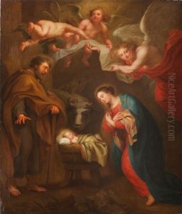 L'adoration De L'enfant by Caspar de Crayer