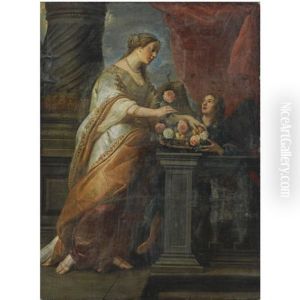 Saint Dorothea, Together With An Angel
