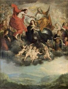 Le Couronnement De La Vierge by Caspar de Crayer