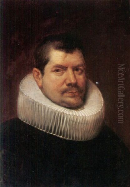 Portrait Of A Man Wearing Black - view 1