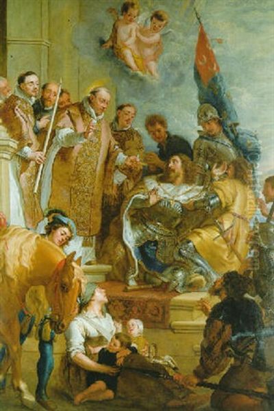 Saint Bernard Converts A Duke Of Aquitaine - view 1