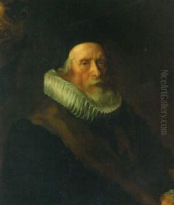 Portrait Of A Gentleman, Bust-length, In A Fur-lined Coat, A Ruff And A Black Cap