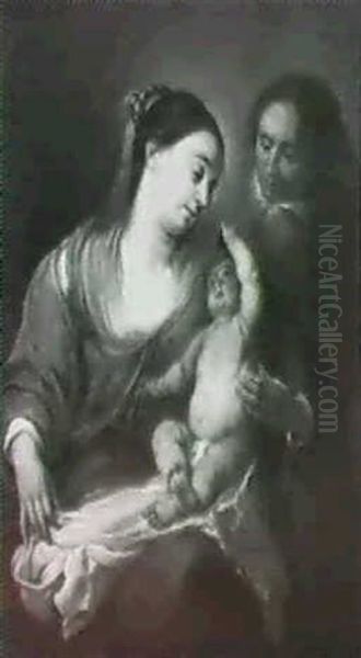 Madonna Col Bambino E Un Voltofeminile - view 1