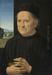 Portrait Of A Gentleman, Possibly Girolamo Benivieni (1453-1542), Half-length Portrait Of A Gentleman, Possibly Girolamo Benivieni (1453-1542), Half-length
