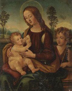 Madonna Mit Kind Und Dem Johannesknaben