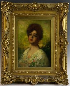 Portrait Of Woman by Richard Creifelds
