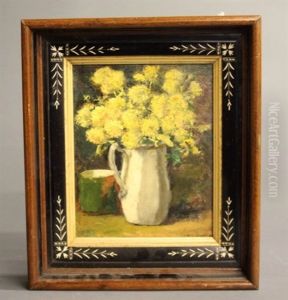 Chrysanthemum In Vase by Richard Creifelds