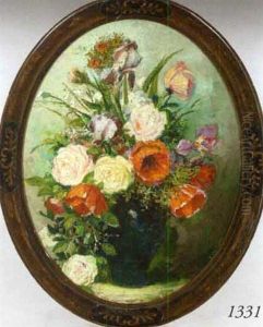 Still Life Of Flowers In A Vase Still Life Of Flowers In A Vase