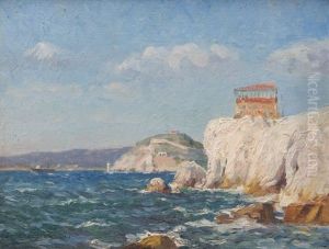 Bord De Cote A Marseille by Edouard Cremieux