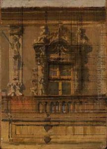Senza Titolo (studio Architettonico)(+ Another; 2 Works) by Tranquillo Cremona