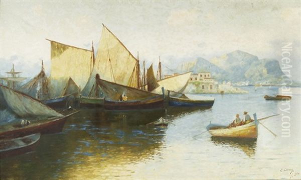 Segelschiffe Im Hafen - view 1