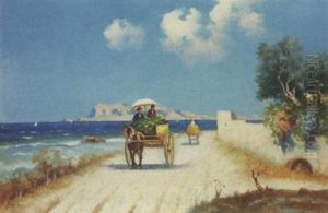Palermo, Strada Costiera Con Il Monte Pellegrino by Erminio Cremp