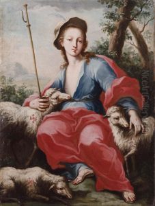 Il Buon Pastore Fanciullo by Giorgio Anselmi