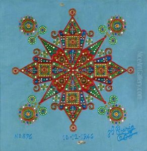Tableau No. 376, 1946 by Fleury Joseph Crepin