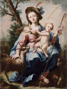 Madonna Con Bambino by Giorgio Anselmi