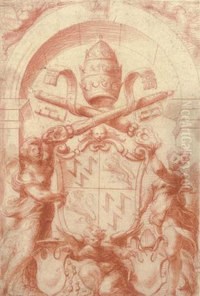 The Arms Of Pope Adrian Vi - view 1
