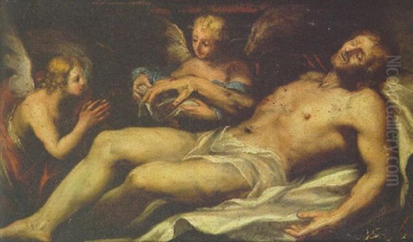 Angels Mourning Over Dead Christ - view 1