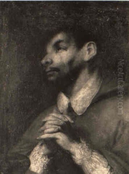 Charles Borromero At Prayer - view 1