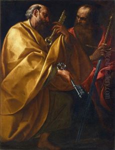 Saints Peter And Paul by Giovanni Battista Crespi (il Cerano)