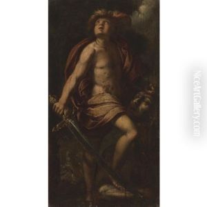 David And Goliath by Giovanni Battista Crespi (il Cerano)