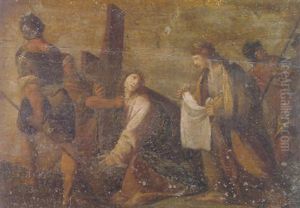 Christ On The Road To Calvary With St. Veronica And The Sudarium by Giovanni Battista Crespi (il Cerano)