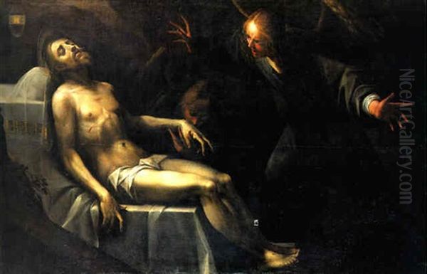 Angels Lamenting The Dead Christ - view 1