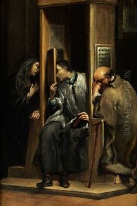 Der Heilige Johannes Nepomuk Nimmt Der Konigin Von Bohmen Die Beichte Ab