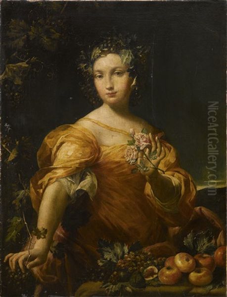 Bildnis Einer Dame Als Allegorie Der Abundantia - view 1