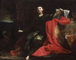 Der Heilige Johannes Auf Patmos by Giuseppe Maria Crespi
