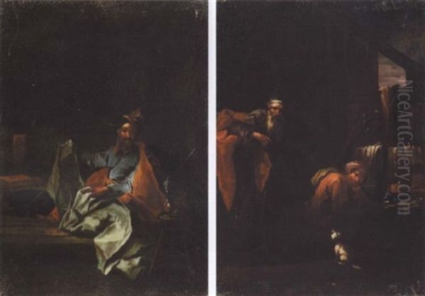 A Turk Seated In An Interior - view 1