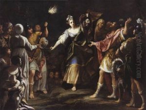 Judith Presentant La Tete D'holopherne Au Peuple Juif