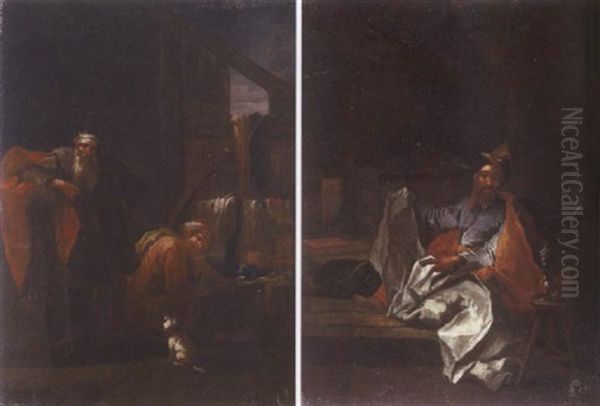 A Turk Seated In An Interior - view 1