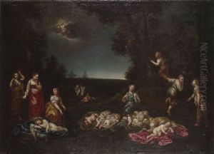 Les Amours Endormis by Giuseppe Maria Crespi