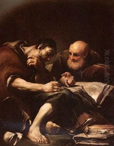 Democritus And Heraclitus by Giuseppe Maria Crespi