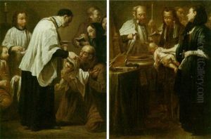 The Sacraments: Baptism; Confirmation; Holy Communion; Matrimony; And Extreme Unction by Giuseppe Maria Crespi