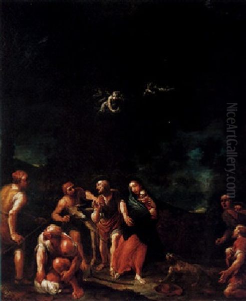 The Holy Family Beset By Brigands - view 1