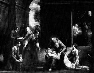 The Birth Of Saint John The Baptist by Giuseppe Maria Crespi