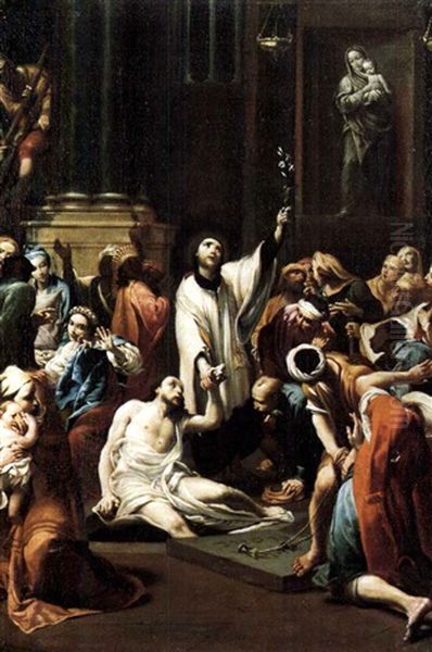 Saint Francis Xavier Raising Adead Man - view 1
