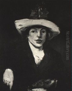 Girl With A Green Hat by Herbert (Bert) Cressey